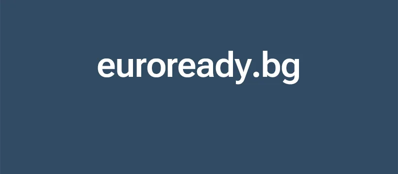 Wordmark on brand blue — EuroReady