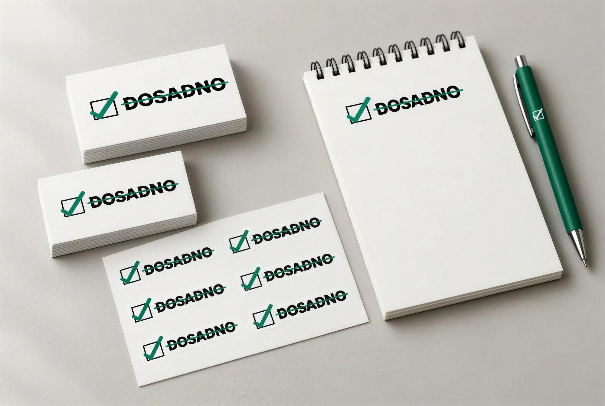 Визитки, стикери, тефтер — Dosadno.bg