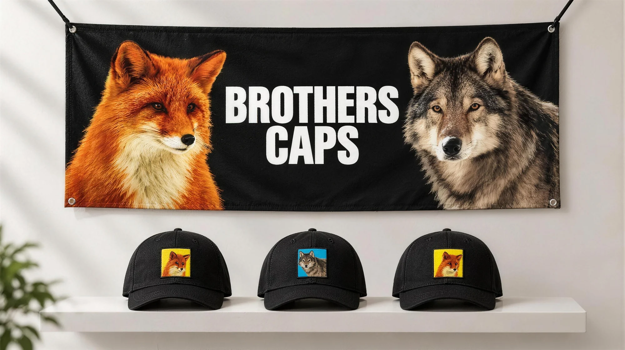 Банер за лукбук — Brothers Caps