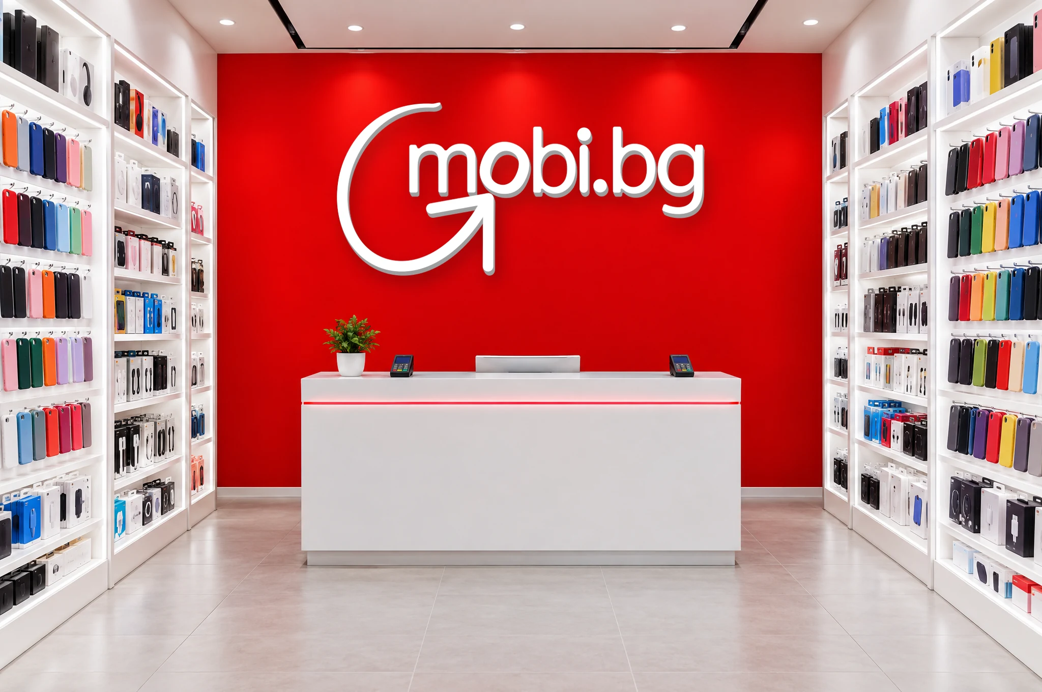 Интериор на магазина — gmobi.bg